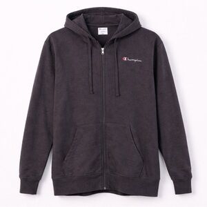 Champion Full Zip Hoodie Charcoal Gray Size XXL